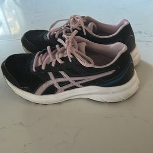 ASICS jolt black running shoes/sneakers